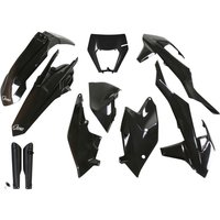 Image of KTKIT523F@001 - KTKIT523@001 - UFO Full Plastics Kit - KTM EXC 250/300 2017, EXC-F 250/350/450/500 2017-19 - Black