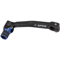 Apico Elite Trials Gear Pedal - Sherco ST 125-300 2000-22 - Short - Black/ Blue