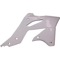 Image of Polisport Radiator Scoops - Kawasaki KXF250 2013-16 - White