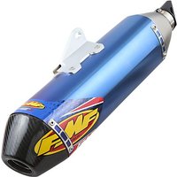 044400 - 044400 - FMF Factory 4.1 RCT Slip-On Titanium/ Carbon Silencer - Blue - Yamaha YFZ450R ATV 2009-19