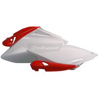 Polisport Side Panels - Honda CRF250R 2006-09 - White/ Red