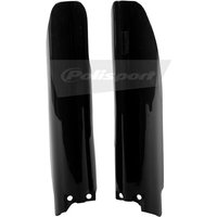 Polisport Forks Guards - Suzuki RM125/250 2004-08, RMZ250 2007-23, RMZ450 2008-23 - Black