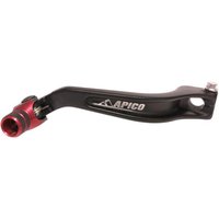 Apico Elite Trials Gear Pedal - Montesa Cota 300RR 2017-21, 4RT 2005-21 - Short - Black/ Red