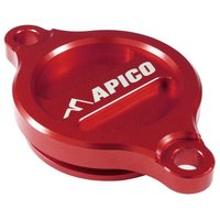 Apico Oil Filter Cover - Suzuki RMZ250 2007-22, RMZ450 2005-22 - Red