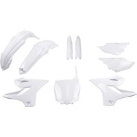 Image of YAKIT319F@046 - UFO Full Plastics Kit - Yamaha YZ 125/250 2015-17 - White