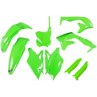 Image of KAKIT226F@AFLU - UFO Full Plastics Kit - Kawasaki KXF450 2018 - Fluro Green