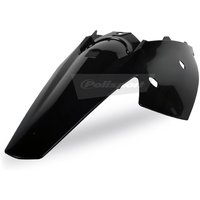 Image of Polisport Rear Fender/ Side Panels - KTM SX 2003-06 EX 2003-07 - Black