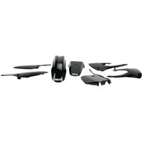 KAKIT214K@001 - KAKIT214K@001 - UFO Full Plastics Kit - Kawasaki KX85 2001-12 - Black