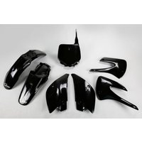 Image of KAKIT214K@001 - UFO Full Plastics Kit - Kawasaki KX85 2001-12 - Black