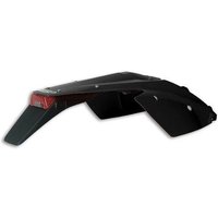 KT03081#001 - KT03081#001 - UFO Enduro Rear Fender With Tail Light - KTM EXC 125/200/300 2004-07 - Black