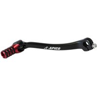 Apico Elite Gear Pedal - Honda CRF450R 2008-16, CRF450X 2005-18 - Black/ Red