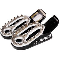 Apico Pro-Bite Foot Pegs - Beta RR 125-300 & 350-480 2020-23 - Black