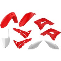 Polisport Restyle Plastics Kit - Honda Restyle CR 125/250 2002-07 (Restyle To CRF 450 2019 Style) - OEM (Red/White)