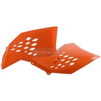 Polisport Radiator Scoops - KTM SX/SXF 2007-10, EXC/EXC-F 2008-11 - Orange