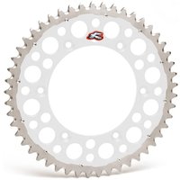Image of Renthal Twin Ring Rear Sprocket - KTM SX/EXC 125-620 1990-2024, TE/TC/FE/FC 2000-24, MC/EC/EX 2021-24 - 52T Silver