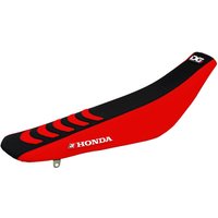 1148H - Blackbird Double Grip 3 Seat Cover - Honda CRF250R 2018-19, CRF450R 2017-19 - Red/Black