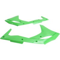 KA04747#026 - KA04747#026 - UFO Radiator Scoops - Kawasaki KXF250 2017-18 - Green
