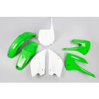 Image of KAKIT207K@999 - UFO Full Restyle Plastics Kit - Kawasaki KX85 2001-12 - OEM