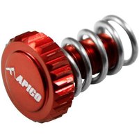 Image of Apico Universal Clutch Master Cylinder Lever Adjuster - Red