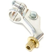 Apico Forged Clutch Lever Perch Holder - Kawasaki/Suzuki/YAM KX80 RM85 88-16, YZ85 88-14, YZ400F SILVER (R)