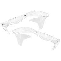 Polisport Radiator Scoops - Kawasaki KXF450 2016-18 - White