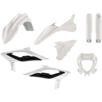 Polisport Full Enduro Plastics Kit - Beta 125-480 RR 2023-24 - White