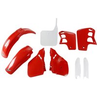 Image of HOKIT091F@999 - UFO Full Plastics Kit - Honda CR500 1989-90 - OEM