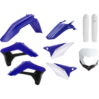 Polisport Enduro Plastics Kit - Sherco SE-R & SE-F Models 2017-23 - OEM (Blue/White)
