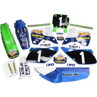 Image of KITKAWASAKI210 - UFO Full Plastics Kit - Kawasaki KX 125/250 1992-93 - Hotwheels Replica