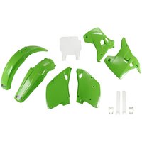 Image of KAKIT194F@999 - UFO Plastics Kit - Kawasaki KX125 1993 - OEM