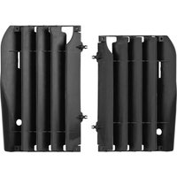 Image of Polisport Radiator Louvres - Honda CRF450R 2009-12 - Black