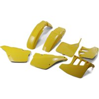 Image of SUKIT399F@999 - SUKIT399@999 - UFO Plastics Kit - Suzuki RM125 1989-91 - Yellow
