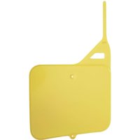 SU02910#101 - UFO Front Number Board For Suzuki RM 125 1987-1995 - OEM/Yellow