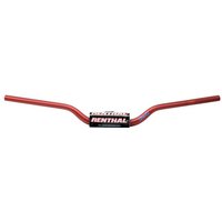 Image of Renthal 673 Bou/Lampkin Trials Fat Bar Handlebars - Red