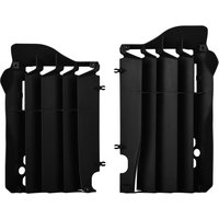 Image of Polisport Radiator Louvres - Honda CRF250R 2016-17, CRF450R 2015-16 - Black