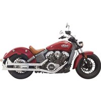 Bassani Fishtail Silencers - Indian Scout 69 ABS 2015-2016