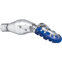 Polisport Armadillo Short Exhaust Header Pipe Guard - Blue