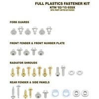 Bolt Hardware Plastic Fastener Kit - KTM SX65 2002-15