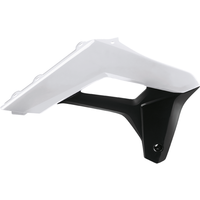 Polisport Radiator Scoops - Sherco SE-R/SE-F 2017-23, SC/SC-F 2019-23 - White/Black