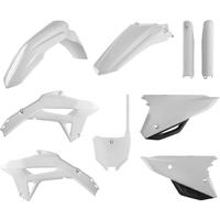Polisport Full Plastics Kit - Honda CRF250R 2022-2024, CRF450R 2021-2024 - White