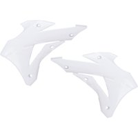 Polisport Radiator Scoops - Kawasaki KX85 2014-21 - White