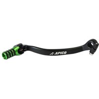 Apico Elite Gear Pedal - Kawasaki KXF250 2004-05, Suzuki RMZ250 2004-06 - Black/ Green