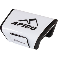 Image of Apico Trial Performance Oversize Handlebar Pad - White