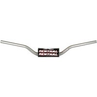 Image of Renthal 604 RC Bend Fat Bar Handlebars - Honda CRF 2004-18, Kawasaki KX/KXF2006-20 - Titanium
