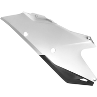 Polisport Side Panels - Gas Gas MC125 MC250/450F & EC250 EC250/350F 2021-23 - White/Black