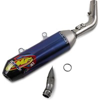 045633 - 045633 - FMF Factory 4.1 RCT Slip-On Blue Titanium Silencer - Husqvarna FC250 & KTM SXF250 2019-22, Gas Gas MC250F 2021-23