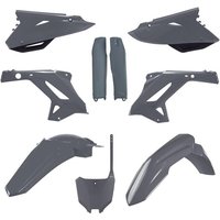 Polisport Plastics Kit - Honda Restyle CR125-250 2002-07 Restyle To CRF450R 2021-22 - Nardo Grey