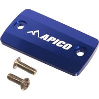 Image of Apico Magura Front Brake Master Cylinder Cover - Husqvarna TC/FC125-450 2018, TE/TX/FE 125-501 2018 - Blue