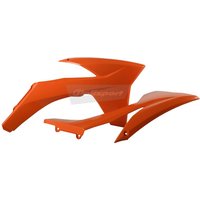 Polisport Radiator Scoops - KTM SX/SXF/XC-F 2011-12 EXC/EXC-F 2012-13 - Orange