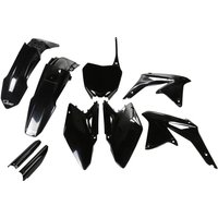 Image of SUKIT409F@001 - SUKIT409@001 - UFO Full Plastics Kit - Suzuki RMZ450 2014-17 - Black